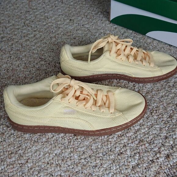 Puma Basket Canvas Light Yellow sneakers - Picture 3 of 10
